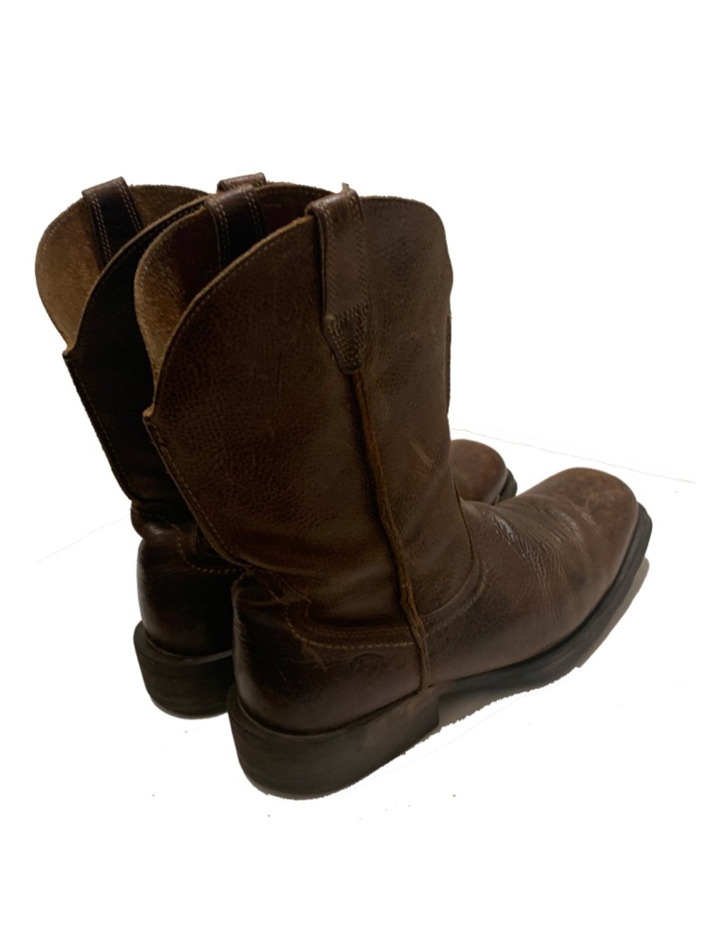 Ariat Men's Brown Leather Western Boots - Picture 3 of 9